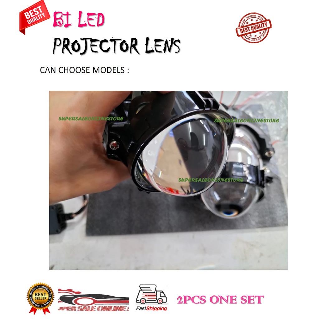 IPHCAR BI LED PROJECTOR LENS LED INTELLIGENT PROJECTOR LENS 12S ...