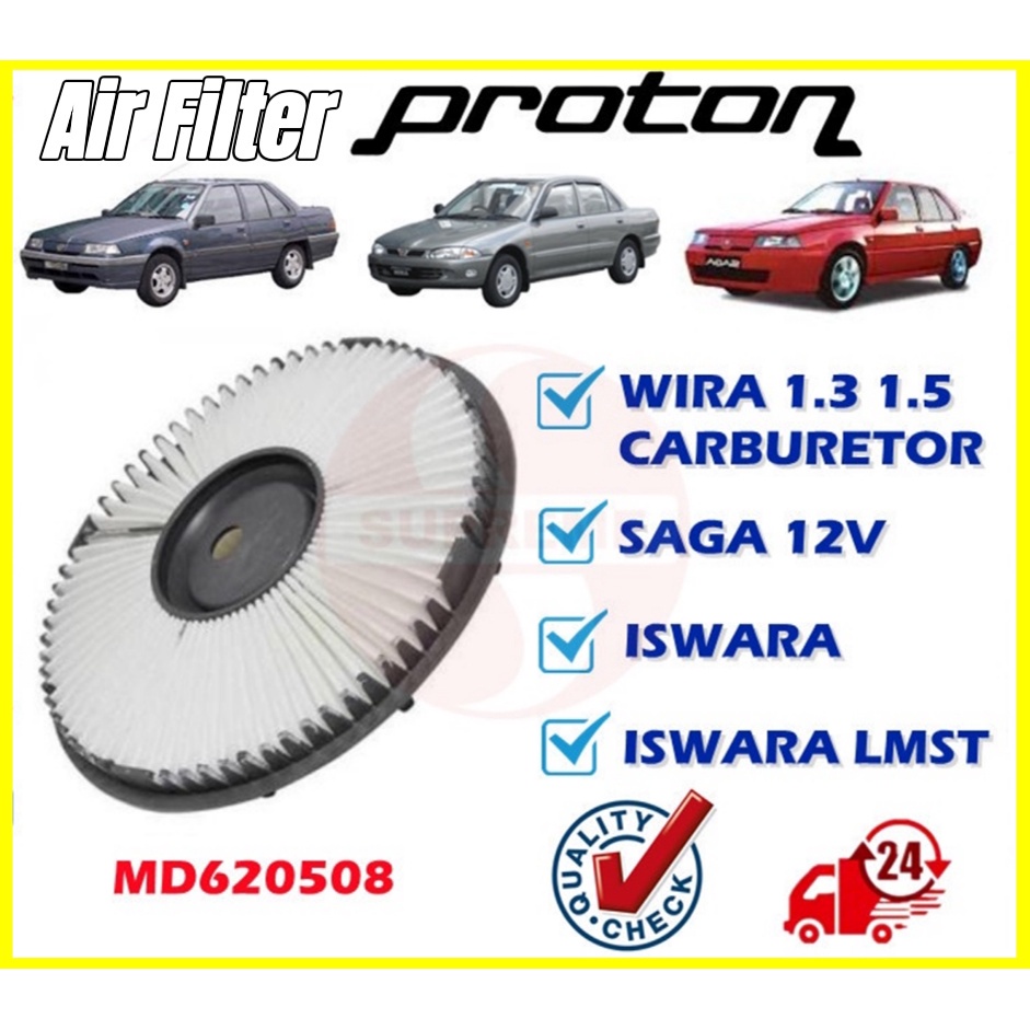 Proton Air filter Saga Iswara LMST Wira Waja Satria Putra MD620738