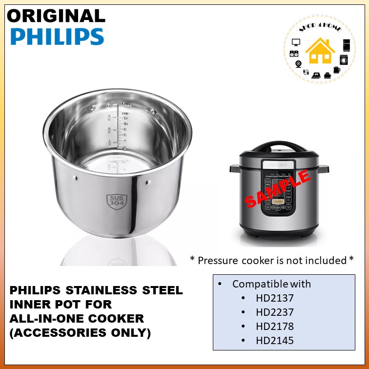 Philips stainless steel inner pot hot sale