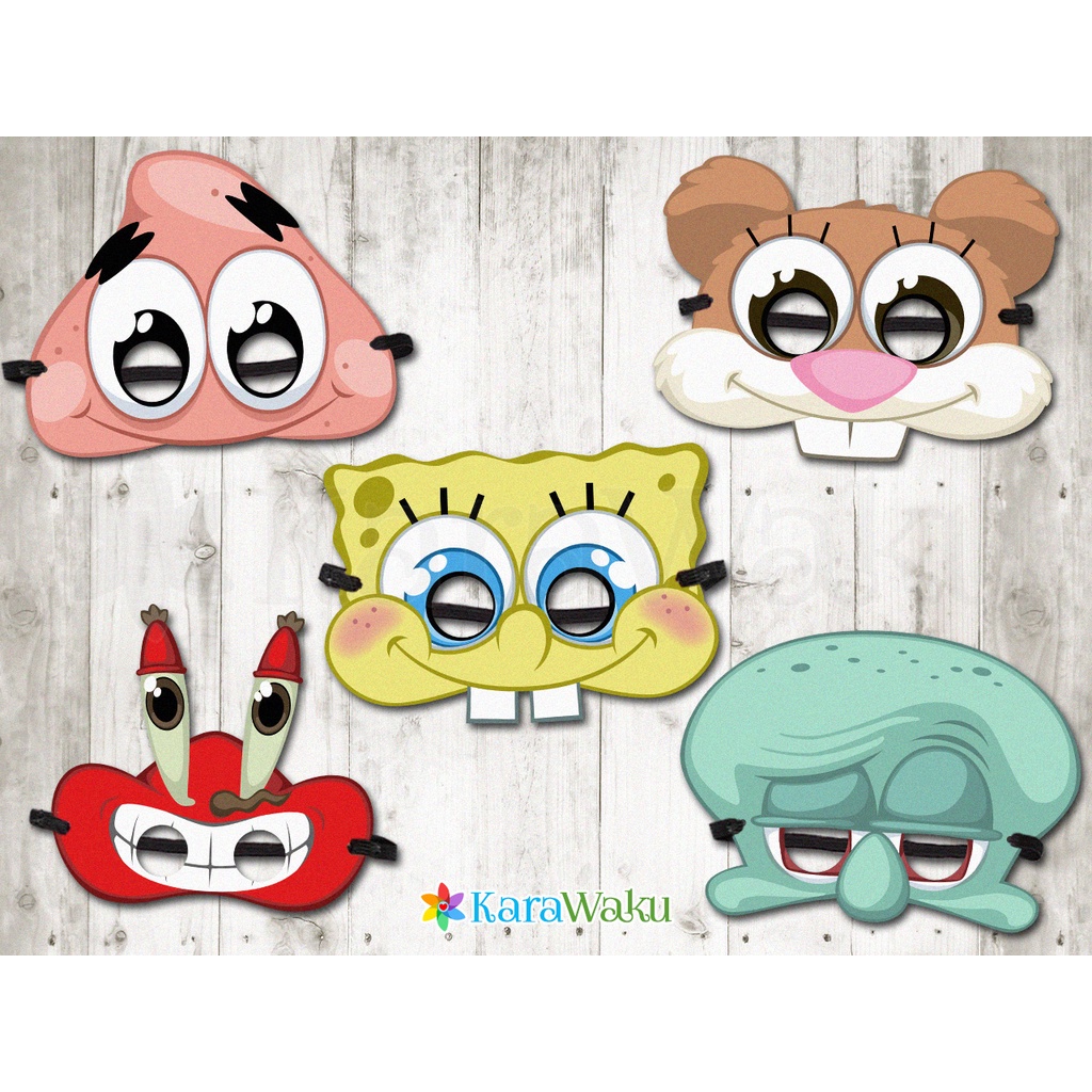 Children's Character Birthday Party Mask / Birthday Party Mask ...