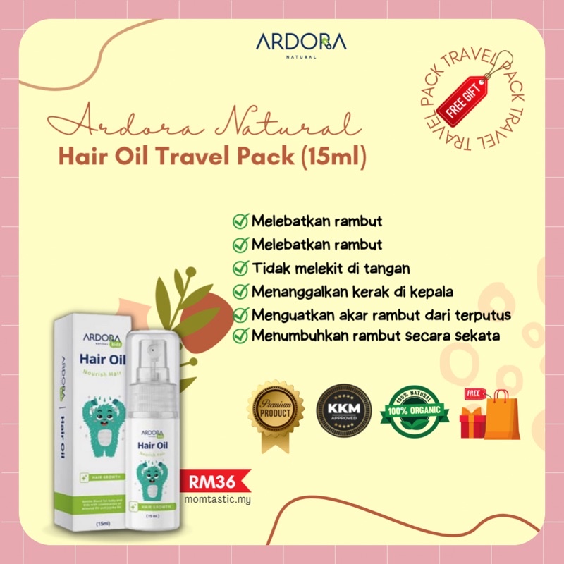 [NEW LAUNCH] ARDORA NATURAL HAIR OIL DETANGLE SPRAY BATH WASH TRAVEL