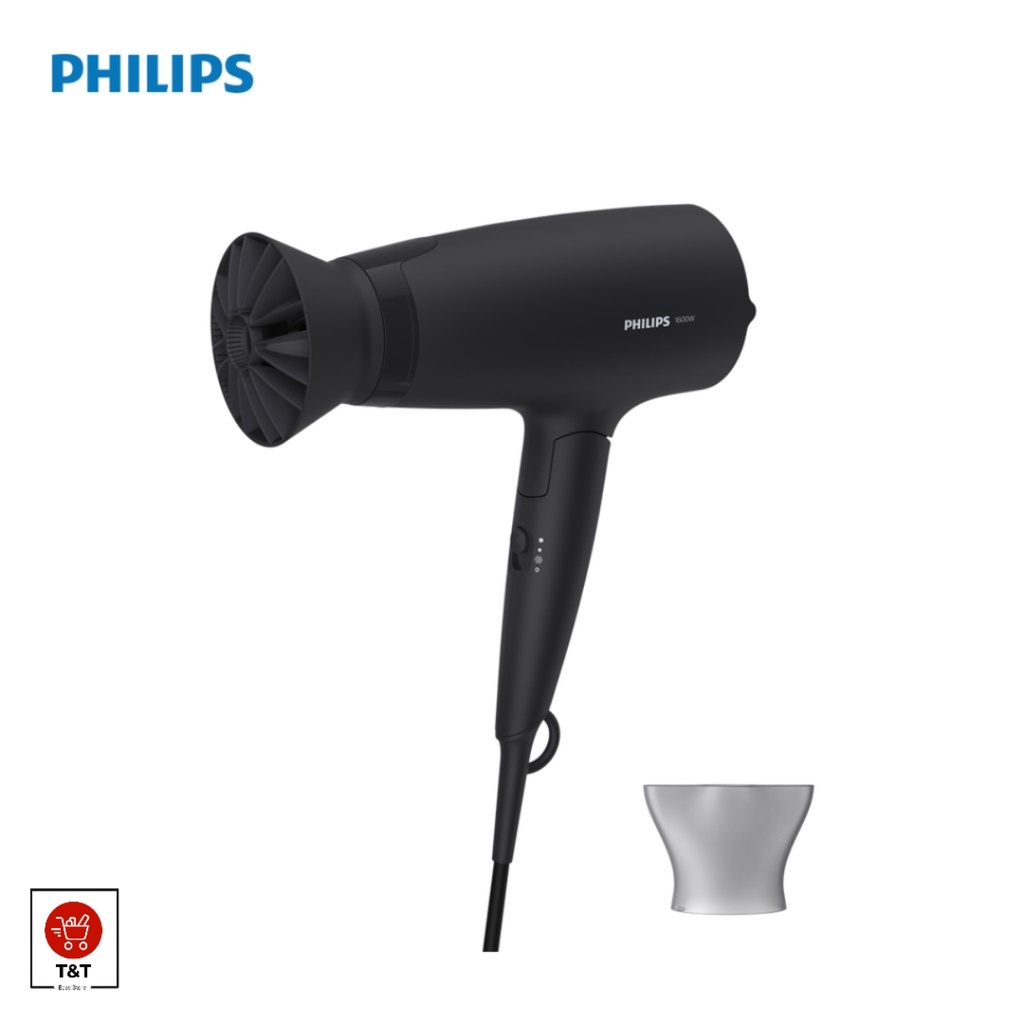 Philips Hair Dryer 3000 BHD308/13 / BHC010 Essential Care Compact Dryer