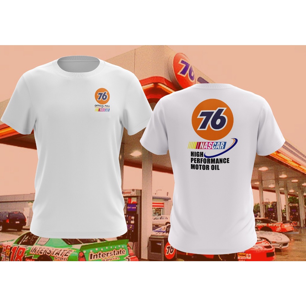 76 lubricants motor oil racing t shirt | Shopee Malaysia