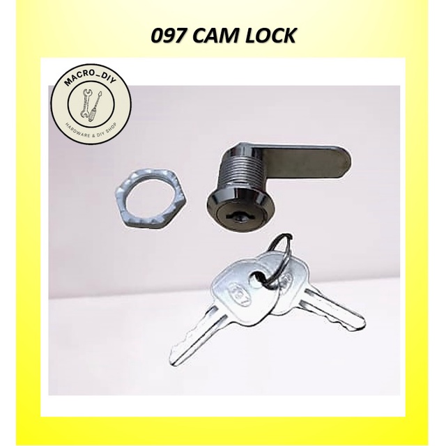 097 Cam Lock 20mm fire extinguisher lock & switchboard panel