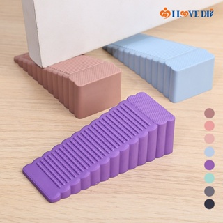 Door Stoppers for Floor Rubber Door Stop Wedge, Door Gaps and Prevent The  Lock-Outs,Floor Sturdy Stackable Door Stop for Carpet Heavy Duty Door (3