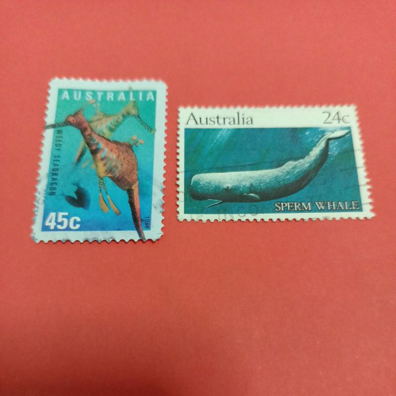 A062 Australian stamps (2V) Shopee Malaysia