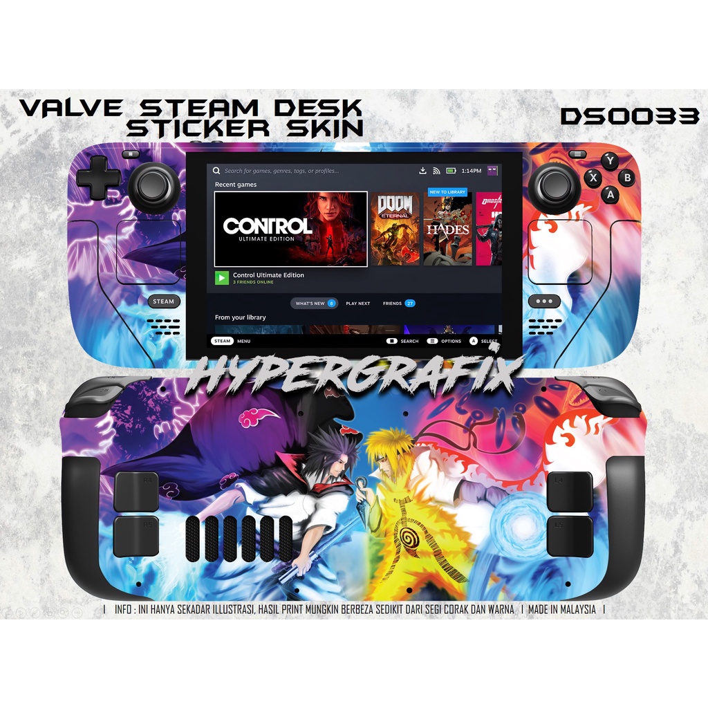 Steam Deck Sticker Skin 0033 | Shopee Malaysia