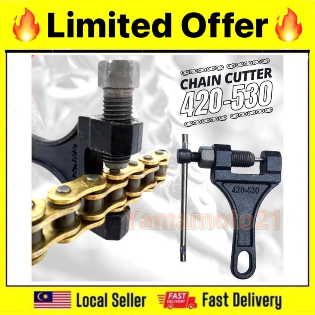 CHAIN CUTTER 415 420 428 ALAT PEMOTONG RANTAI CUTER BLACK HITAM A-CLASS ...