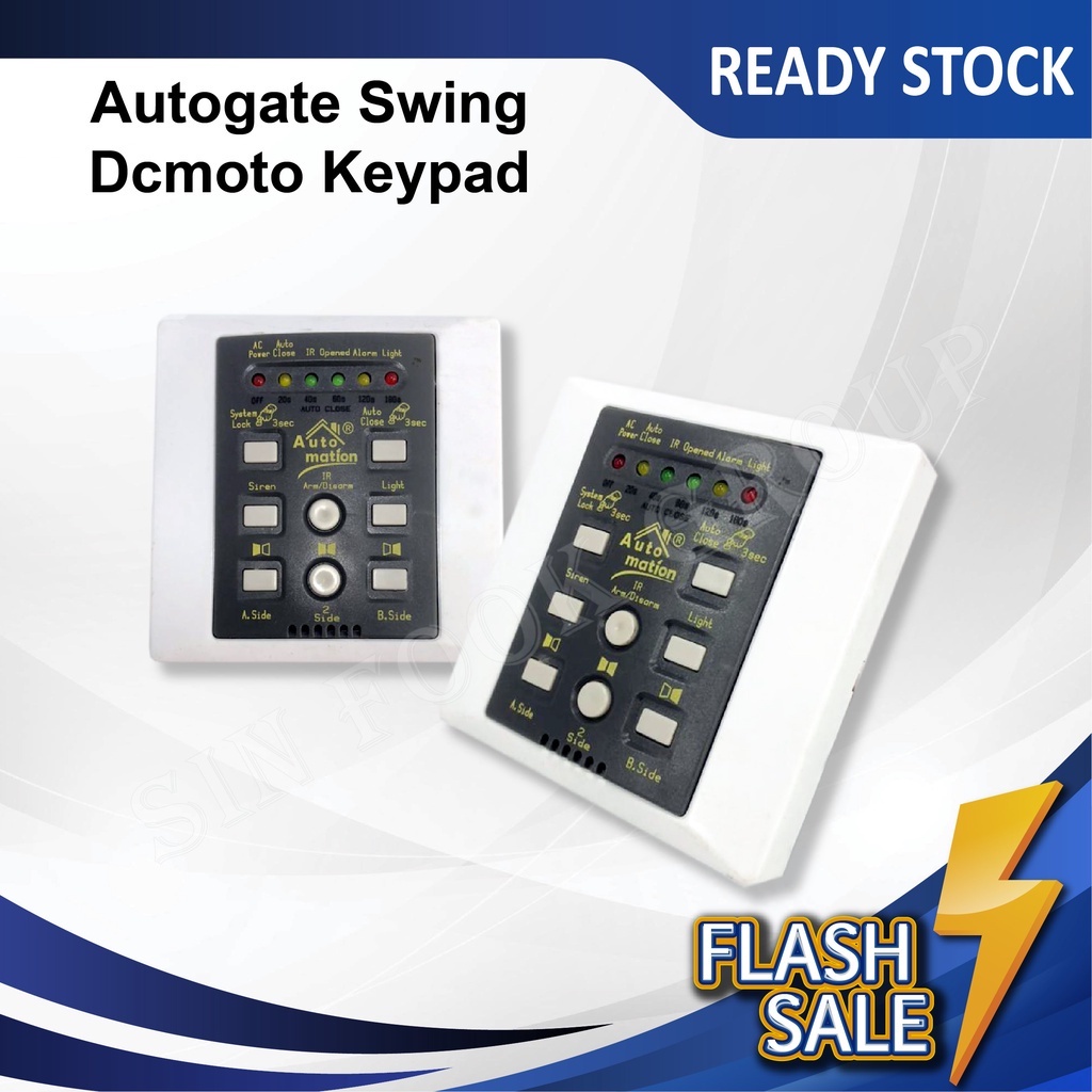 AUTOGATE SWING DC MOTOR KEYPAD | Shopee Malaysia