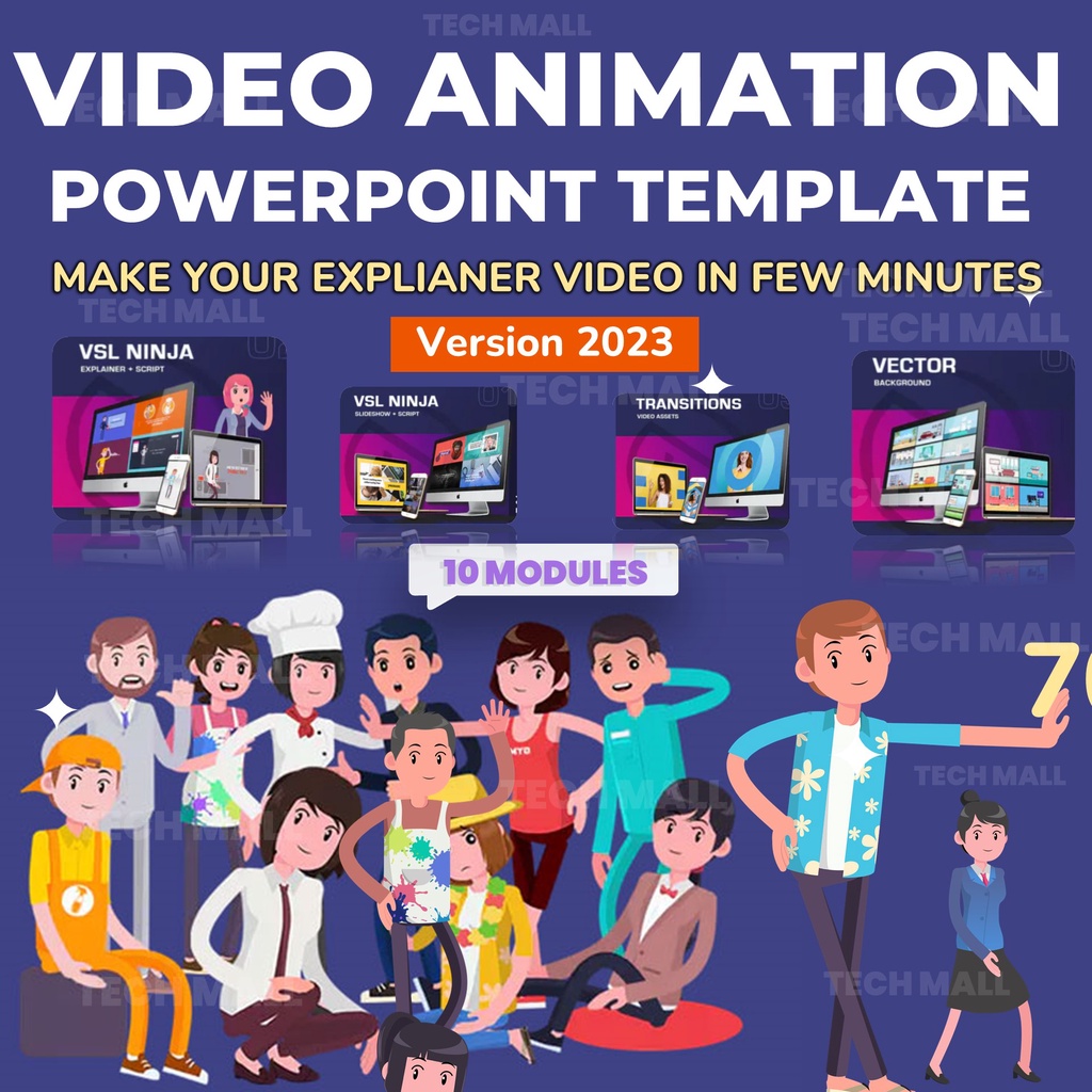 Video Animation & Explainer PowerPoint Template v2023 Shopee Malaysia