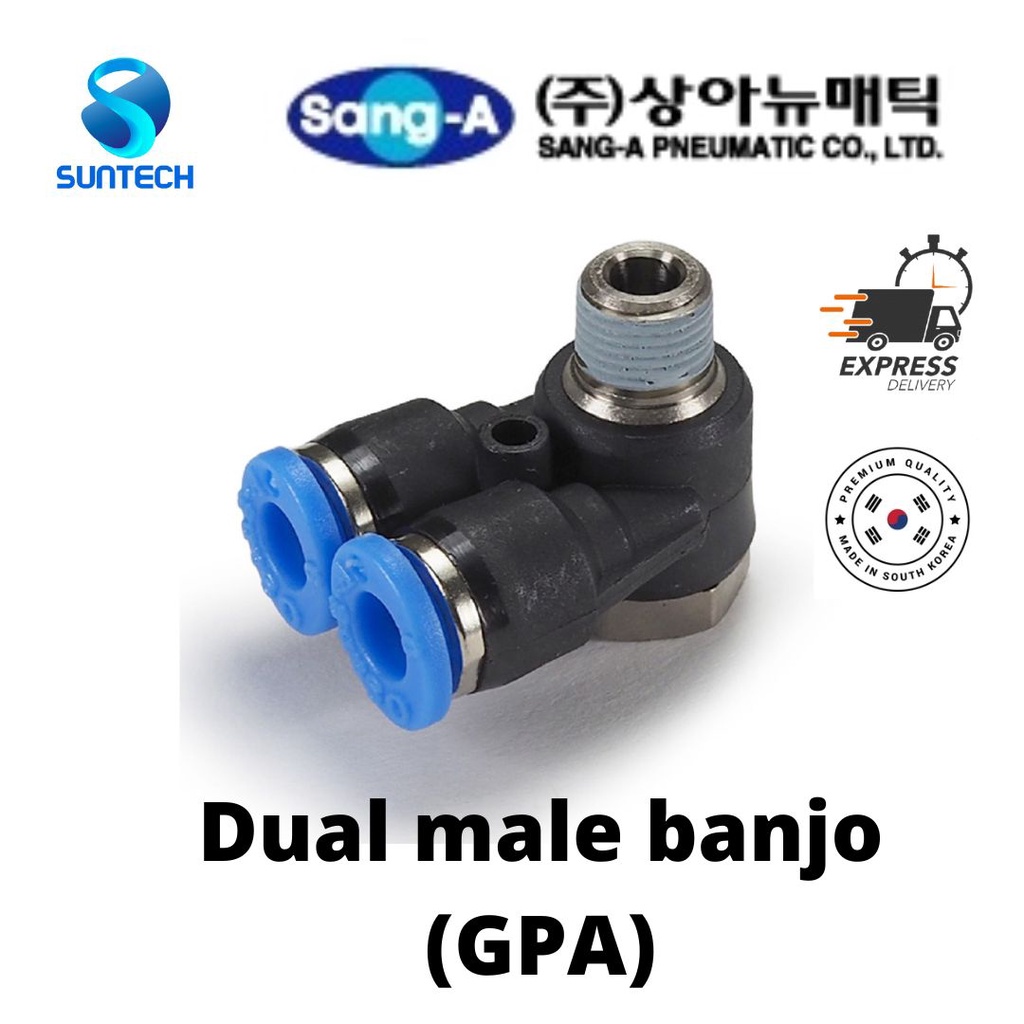 SANG A PNEUMATIC FITTING DUAL MALE BANJO (GPA) Shopee Malaysia