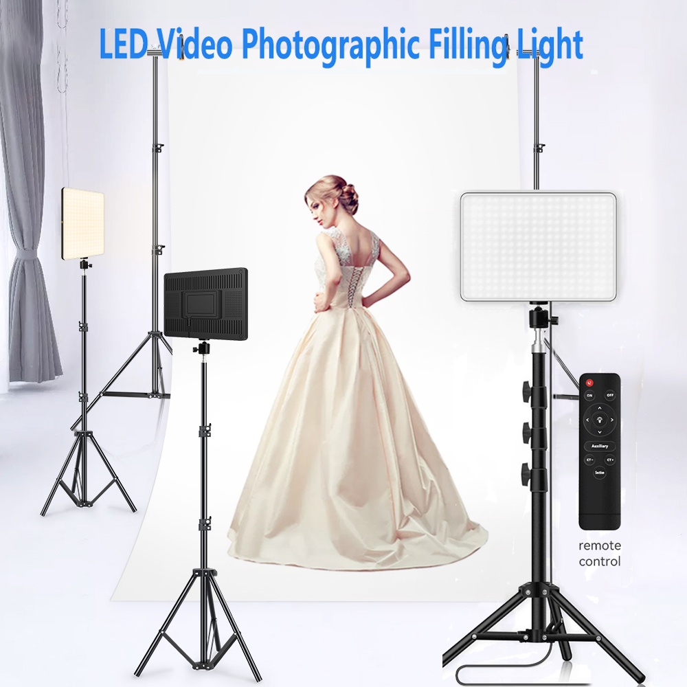 11inch LED Video Lighting Panel Photography Lamp UK Plug 3200k6000k