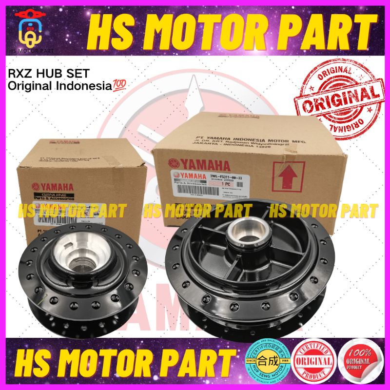 HSMOTORPART Rxz Rim Hub Original Indonesia 💯,Rxz Hub Depan Original ...