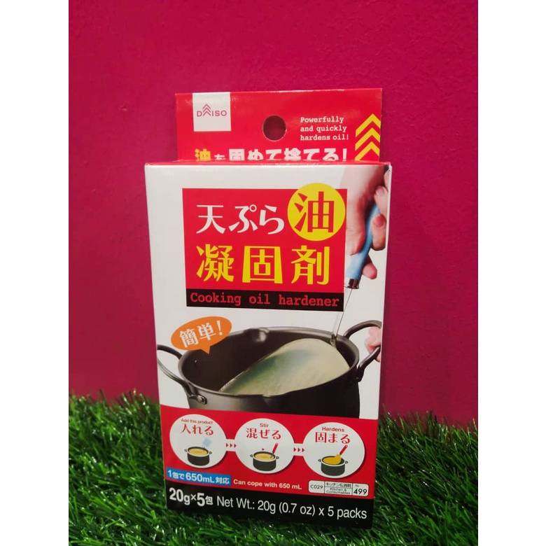 cooking oil hardener daiso Shopee Malaysia