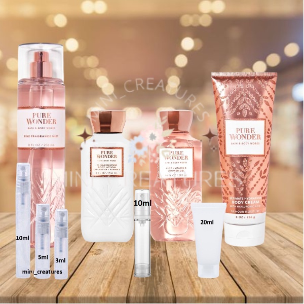 Bath & Body Works (BBW) Body Care PURE WONDER | Shopee Malaysia