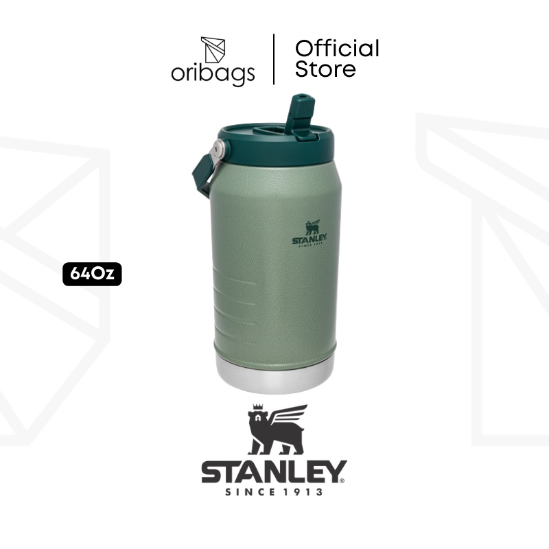 Stanley Iceflow Flip Straw Jug - Hammertone Green (64oz) | Shopee Malaysia