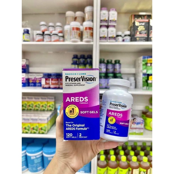 Preser VISION EYE VITAMIN AND MINERAL SUPPLEMENT AREDS PATENTED FORMULA ...