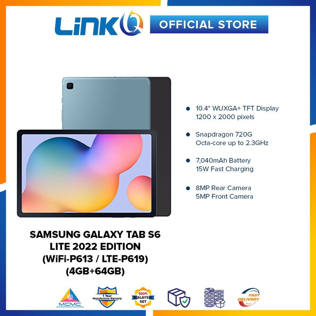 Galaxy Tab S6 Lite (2022 Edition) LTE