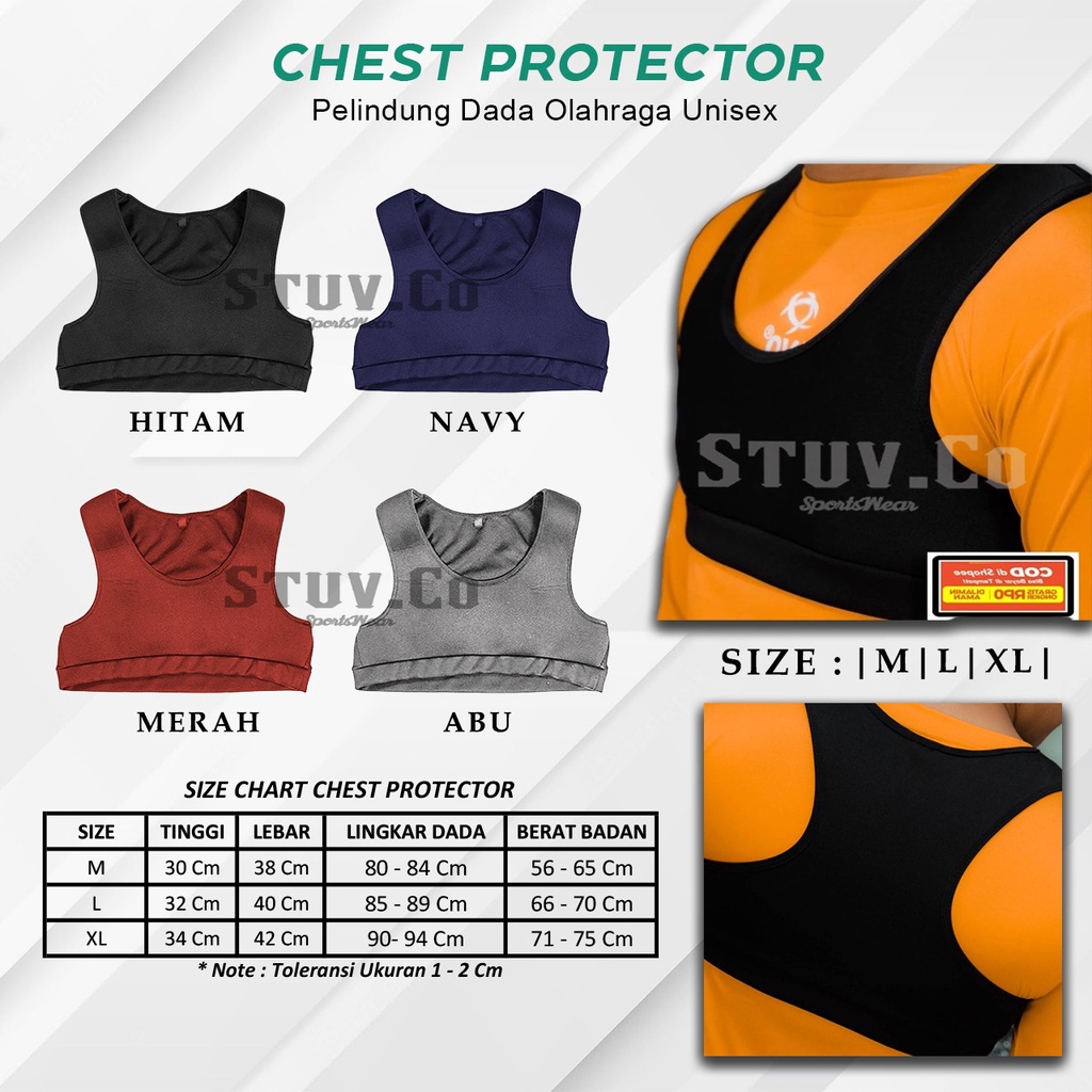 Chest PROTECTOR/VEST FOOTBALL/CHEST PROTECTOR Sports FUTSAL Volleyball