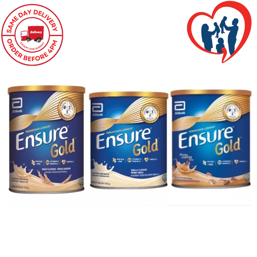 ENSURE GOLD VANILLA / WHEAT / COFFEE (850G) | Shopee Malaysia