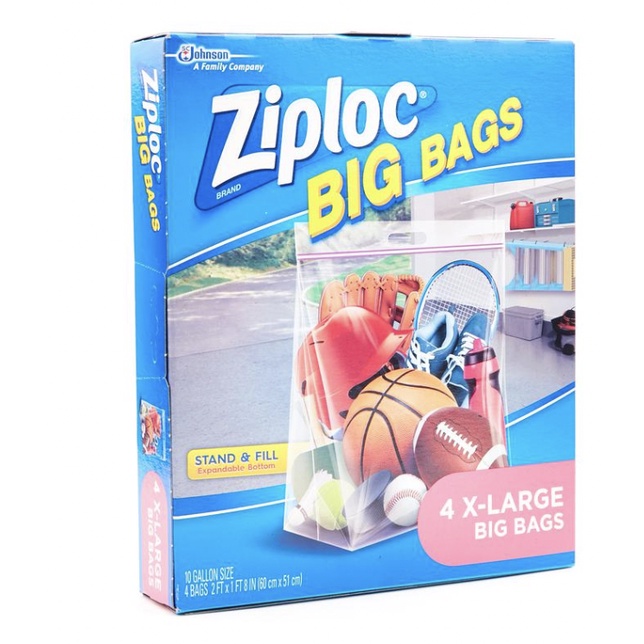 Ziploc Big Bags Size Extra Large 10 Gal. Shopee Malaysia