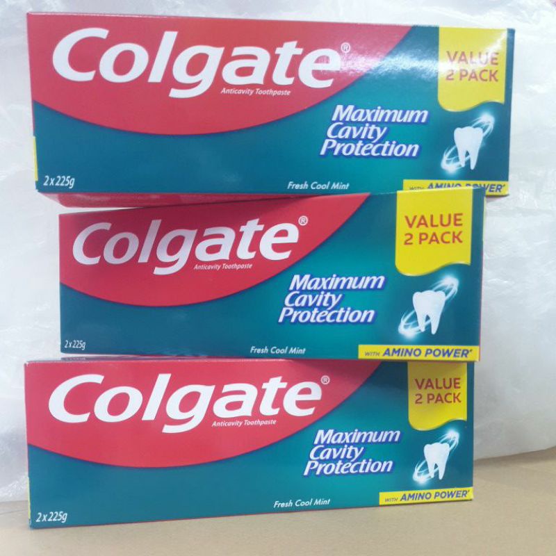 Colgate Anticavity Toothpaste(2×225g)Exp 2025 | Shopee Malaysia