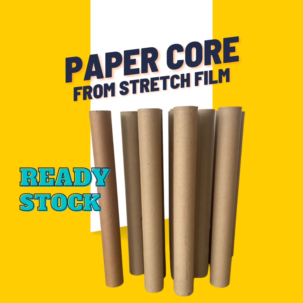 [READY STOCK] Stretch Film Core Paper Rolls Brown Color / Craft Paper