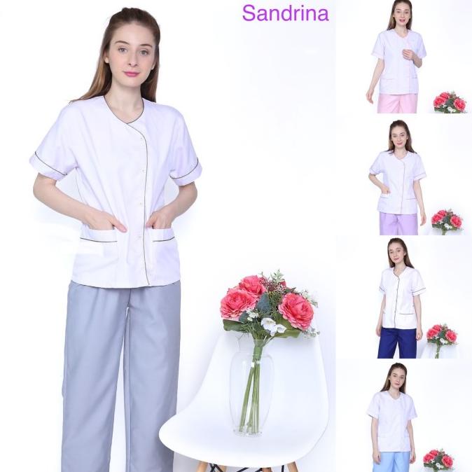 Nurse Uniform/Baby Sitter Clothes/Nanny Clothes/Clinic Uniform Shopee