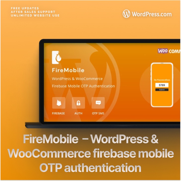 FireMobile – WordPress & WooCommerce firebase mobile OTP authentication ...
