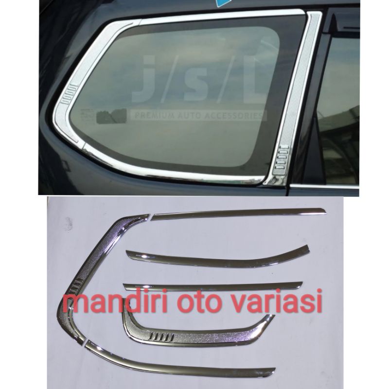 Chrome End pillars for Toyota Avanza 2008-2011 chrome rear window ...