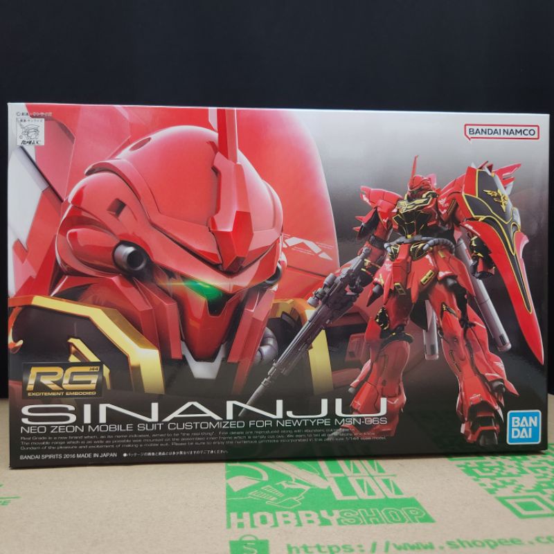 [22] Bandai RG 1/144 MSN-06S Sinanju | Shopee Malaysia