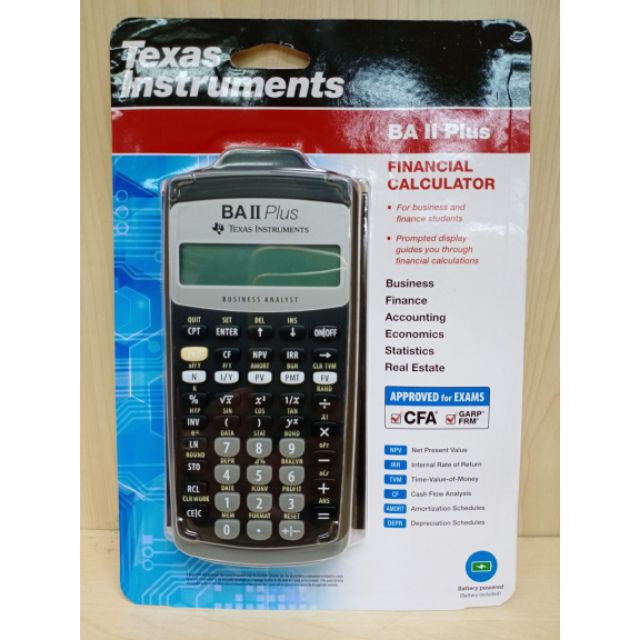 Ba ii deals plus calculator