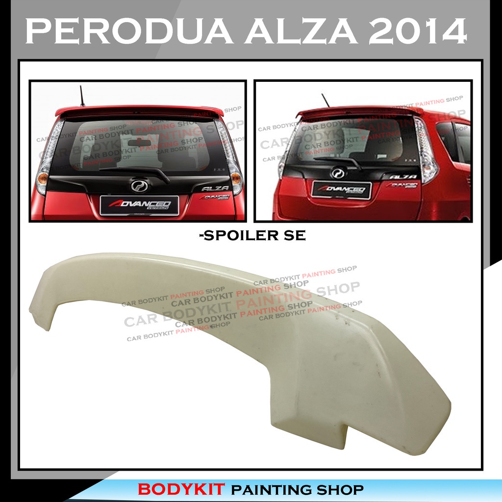 PERODUA ALZA FACELIFT 2014 SE STYLE REAR ROOF SPOILER TAIL TRUNK BOOT ...