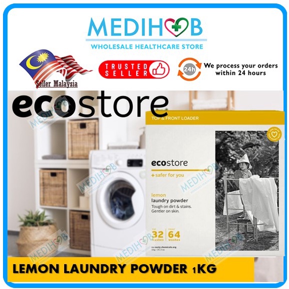 Ecostore Lemon Laundry Powder 1kg Shopee Malaysia