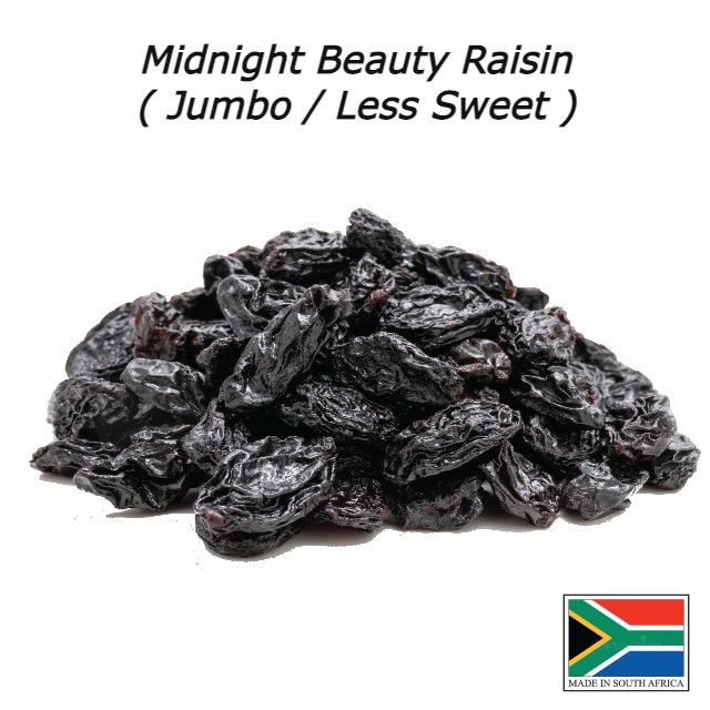 500g 1000g ( JUMBO XL / BESAR ) SOUTH AFRICA BLACK RAISIN (MIDNIGHT