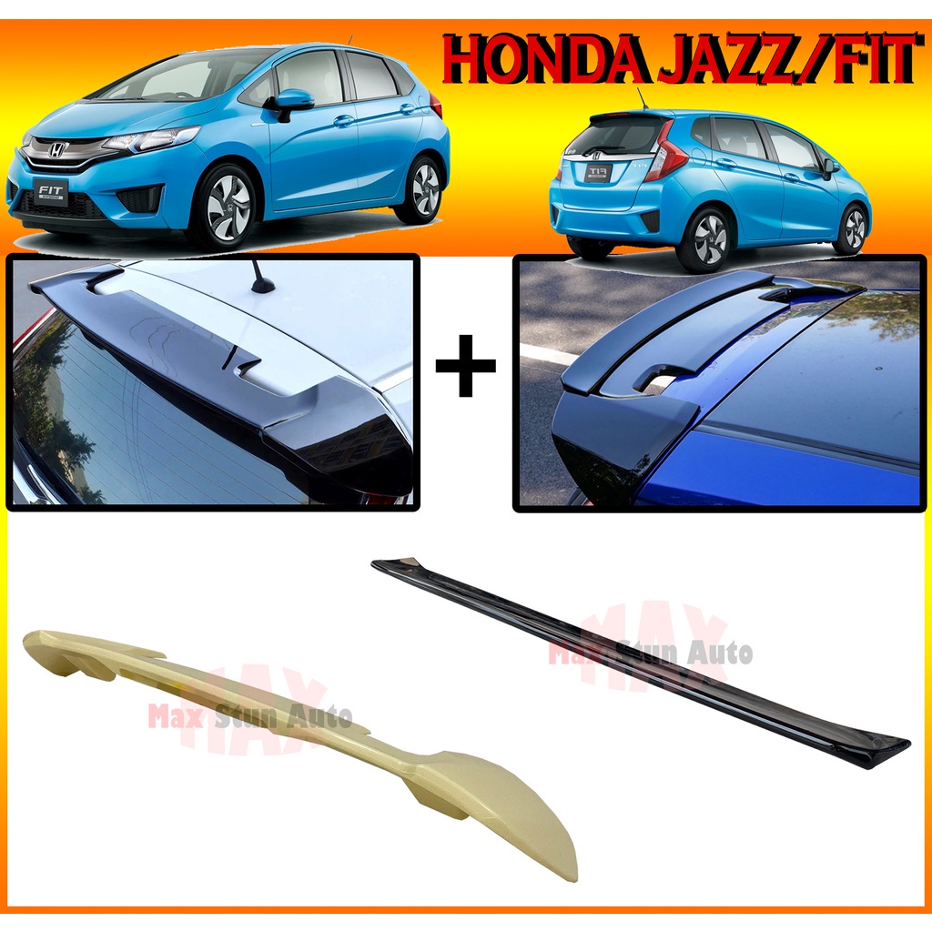 HONDA JAZZ HONDA FIT 2014-2017 RS STYLE REAR ROOF SPOILER WITH LED (RS ...