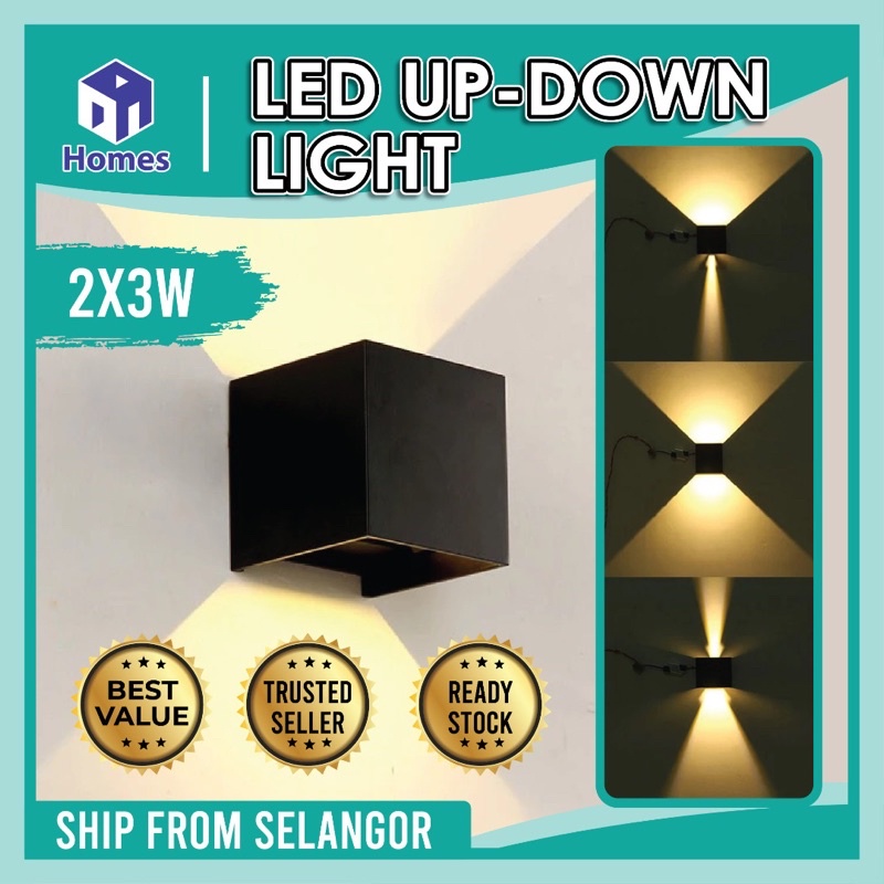 LED Wall light LED UpDownlight / UpDown Light Outdoor Wall Lamp ...