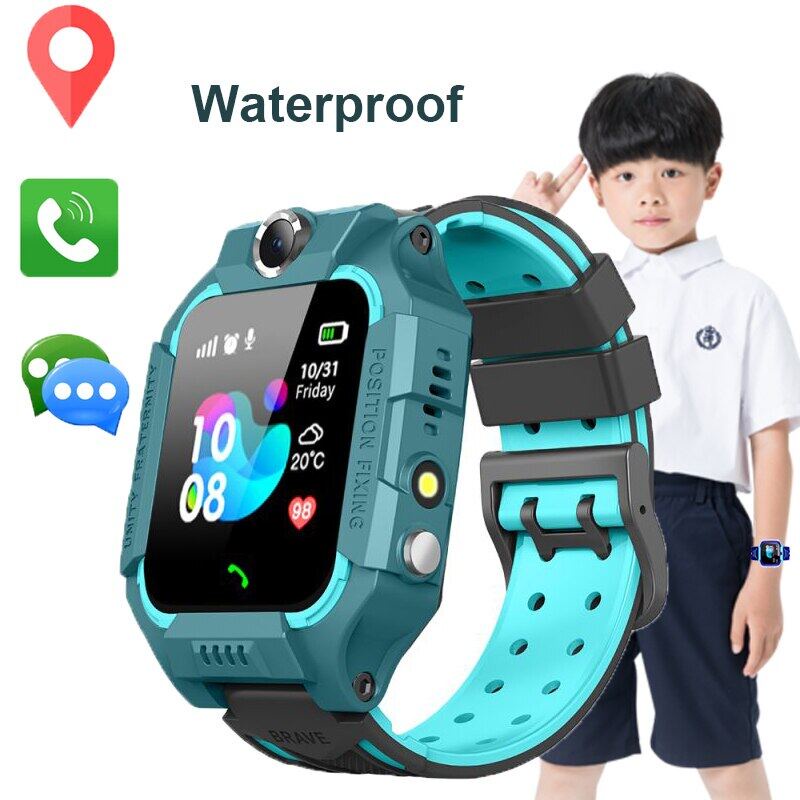 Smart Watch for Waterproof with Gps Tracker SOS Call Phone Camera Voice Chat Original Smart Kids Watch Digital Watch Watch for Android Apple Shopee Malaysia