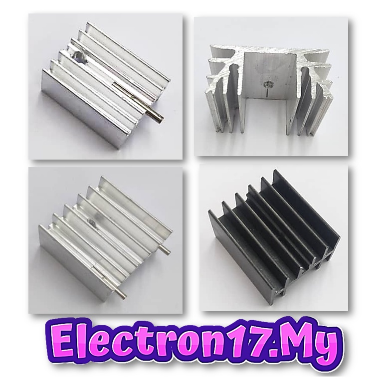 Aluminium Cooler Heat Sink Heatsink TO220 Mosfet Transistor IC