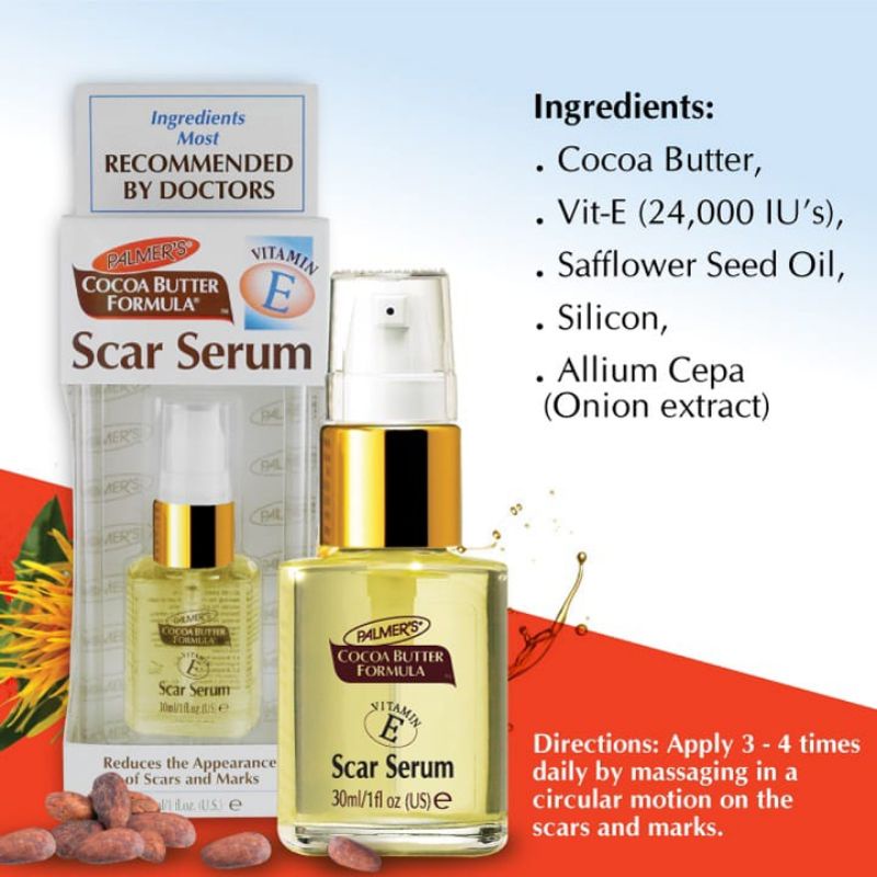 PALMER'S COCOA BUTTER FORMULA Scar Serum Vitamin E 30ml(free gift on pack) Shopee Malaysia
