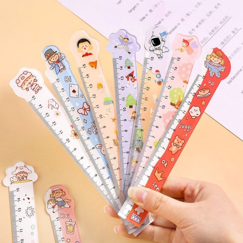 Cute Cartoon Ruler Scale Drawing ins student stationery supplies ...