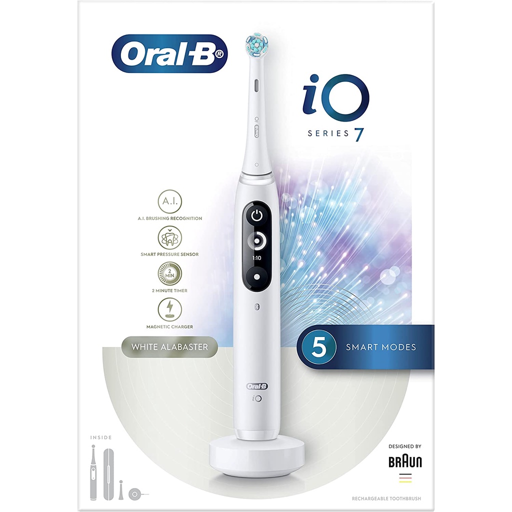 OralB iO Series 7 Electric Toothbrush with Micro Vibration Bluetooth