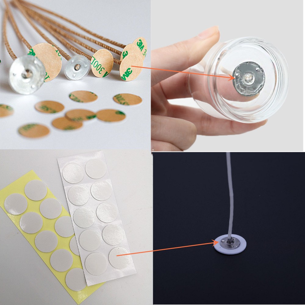 Candle Wick Glue Dots 10pcs in 1 Sheet/ Roll/ 3M/ Ballon Glue