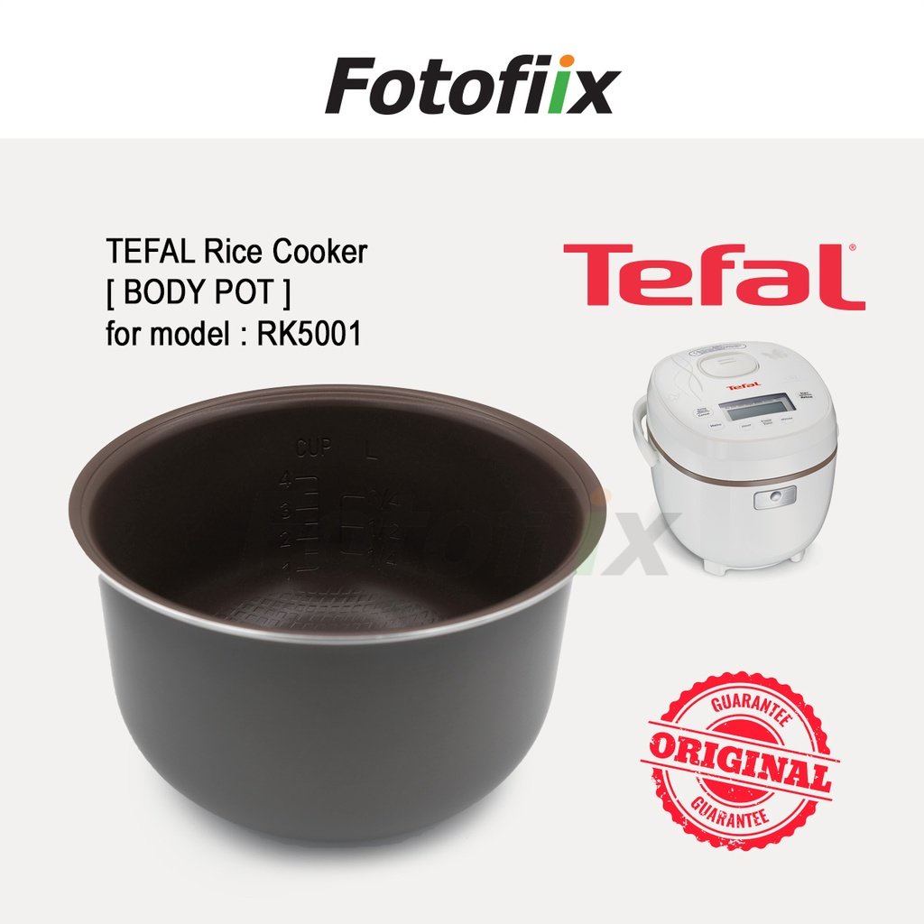 TEFAL Rice Cooker [ BODY POT /INNER POT ] for model RK5001 Shopee