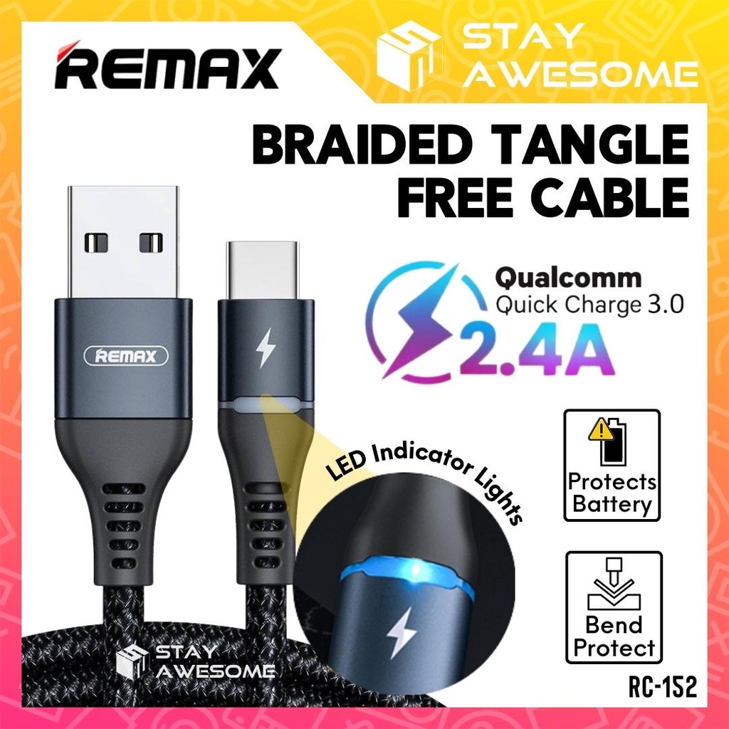 REMAX Cable USB Data Cable Micro USB Cable Fast Charging Cable Type C ...