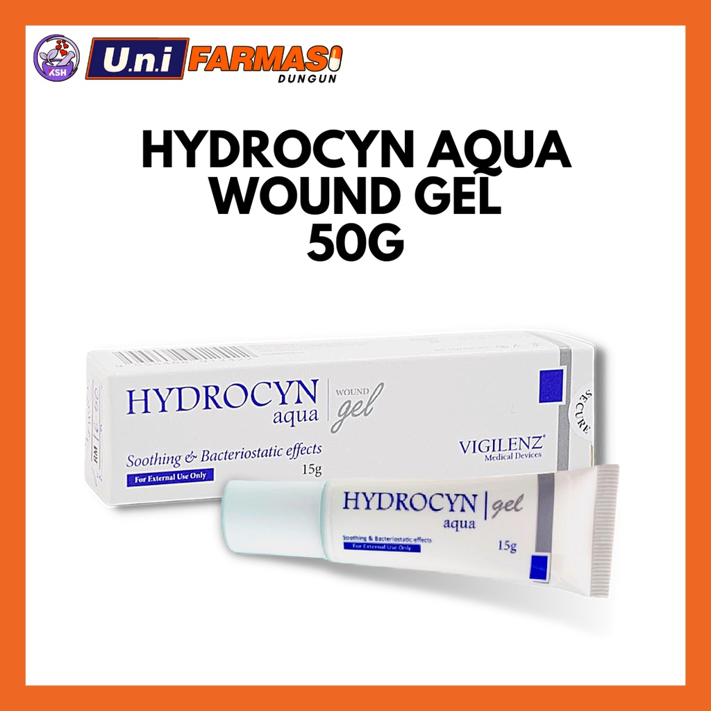 HYDROCYN AQUA WOUND GEL 15G REPLACE SOLCOSERYL JELLY (EXPIRY DATE 04