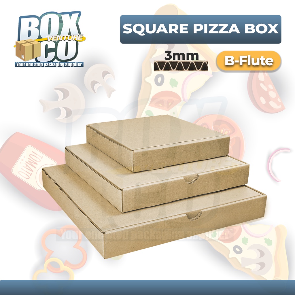 Pizza Box Foodbox Shipping Food Storage Kotak Pizza Murah Packing Box