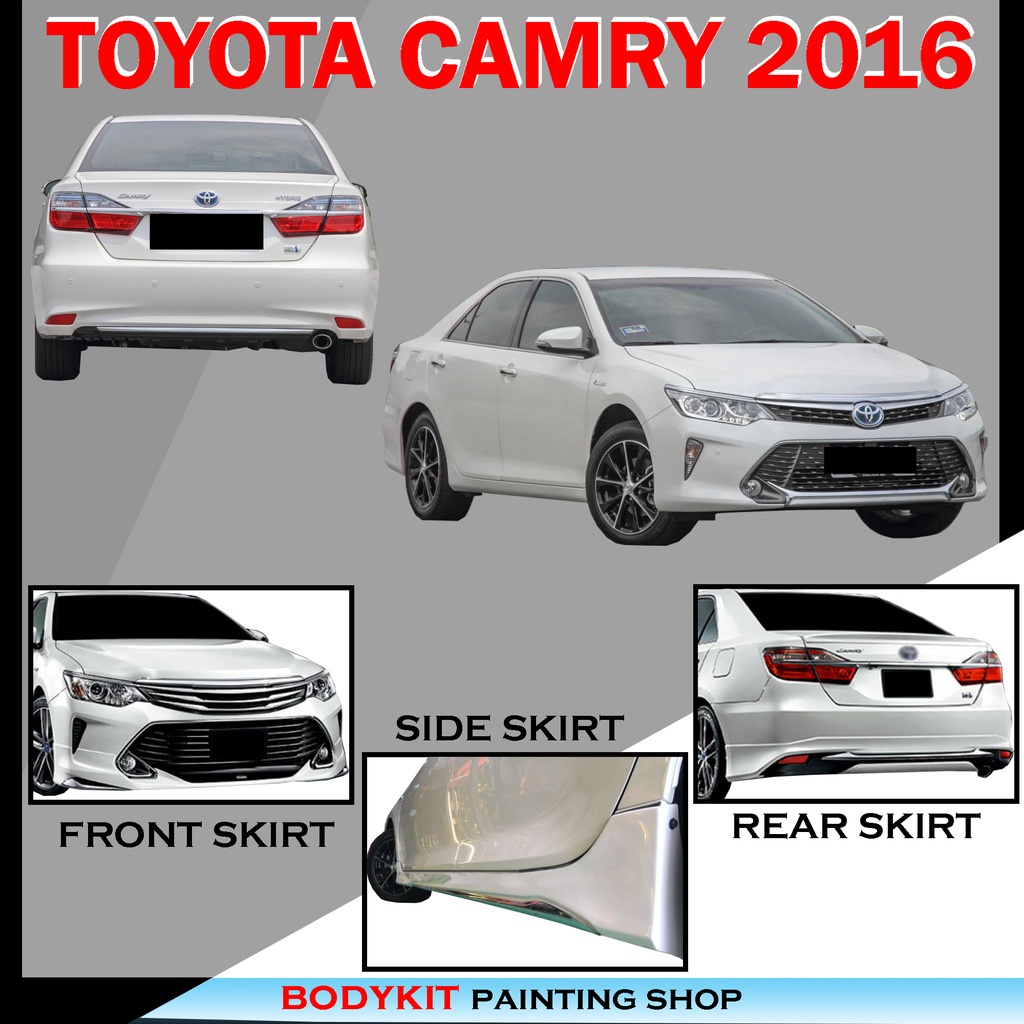 TOYOTA CAMRY 2016 HYBRID MDLS MODELISTA STYLE FULLSET SKIRTING(FRONT