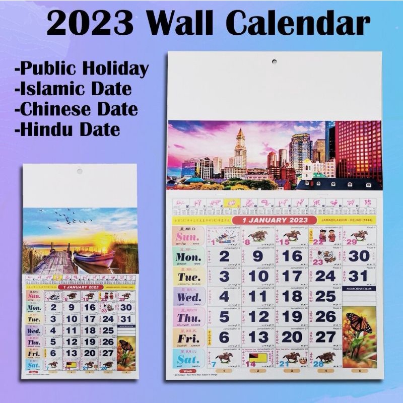 Calendar Horse 2025 Kalendar Kuda 2025 跑马日历 2025 Racing Horse / Mini