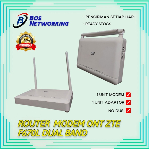 Ont Zte F670L Modem Router Support dual Band 5G GPON EPON | Shopee Malaysia